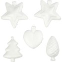 Ornamenty Świąteczne ze Styropianu 5 szt