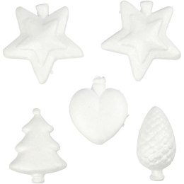 Ornamenty Świąteczne ze Styropianu 5 szt