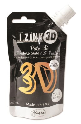 Pasta 3D 80 ml metaliczna Złota