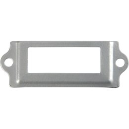 Plakietki/Ramki Metalowe 6x2 cm 40 szt.