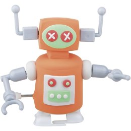 Pomarańczowy robot z masy Silk Clay