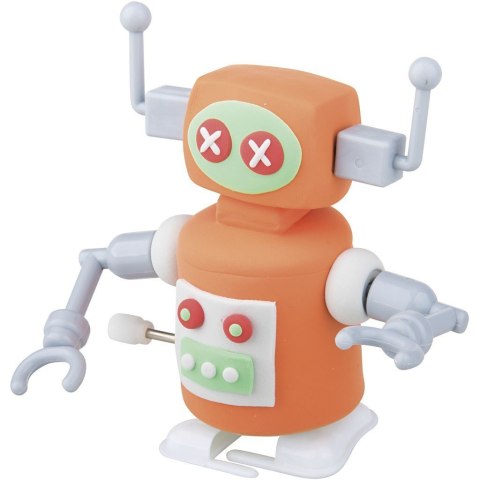 Pomarańczowy robot z masy Silk Clay Pomarańczowy robot z masy Silk Clay