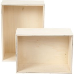 Pudełka Prostokąty H: 27 i 31 cm