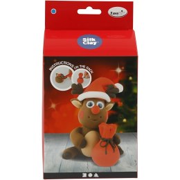 Reniferek z masy Silk Clay