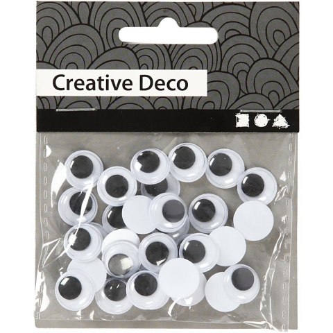 Ruchome oczy D: 12 mm 30 szt. Ruchome oczy D: 12 mm 30 szt.