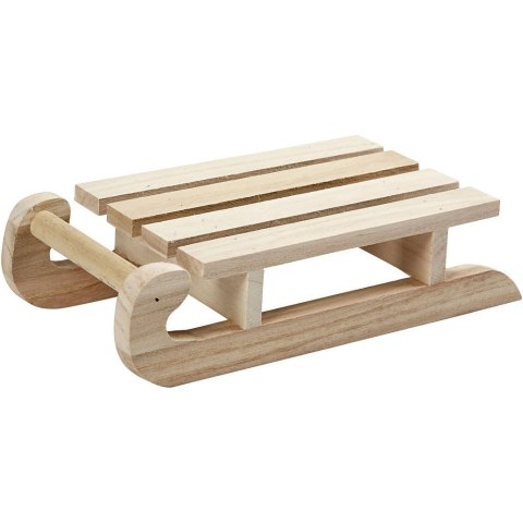 Sanki z drewna 19,5x10x5 cm Sanki z drewna 19,5x10x5 cm