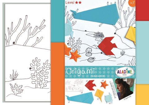 Scenka na Dnie Morza Origami Scenka na Dnie Morza Origami