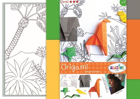 Scenka na Safari Origami Scenka na Safari Origami