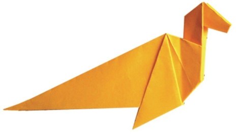 Scenka z Dinozaurami Origami Scenka z Dinozaurami Origami