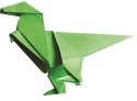 Scenka z Dinozaurami Origami
