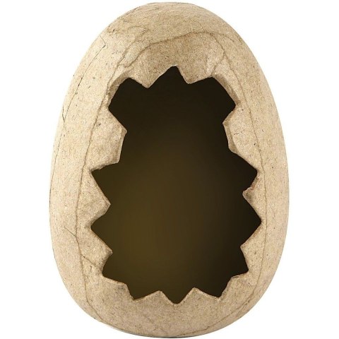 Skorupka jajka z P.Mache H: 12 cm Skorupka jajka z P.Mache H: 12 cm