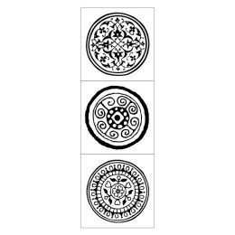 Stempel 3 w 1 Rozety
