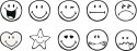 Stemple Easy Smiley Emotki 10 szt.