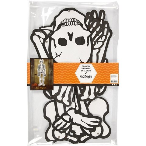 Szkielet z papieru 120 cm Fosforyzujący Szkielet z papieru 120 cm Fosforyzujący