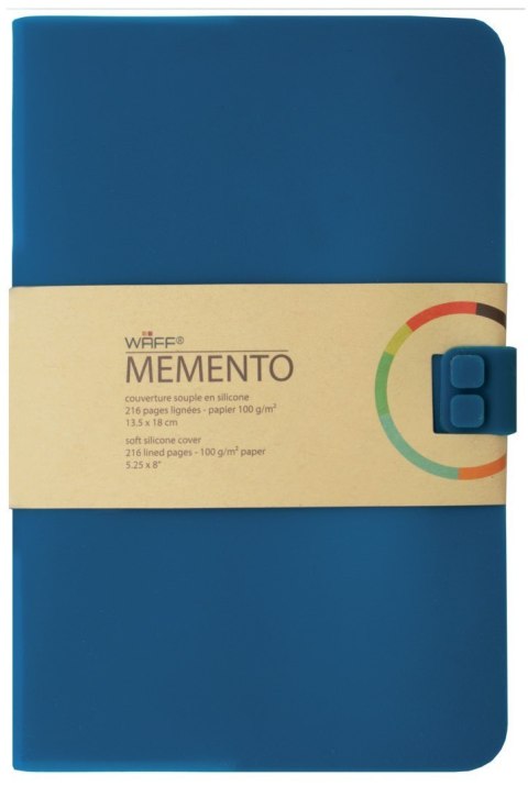 WAFF MEMENTO notes A5 Granatowy