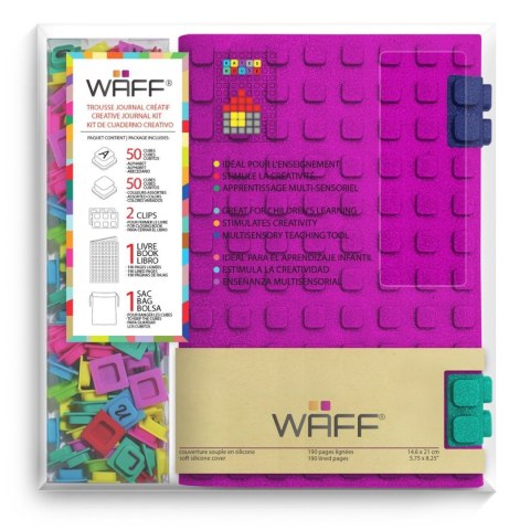 WAFF Zestaw notes A5 Brokatowy Fuksjowy WAFF Zestaw notes A5 Brokatowy Fuksjowy