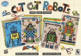Wycinanki z kartonu Roboty