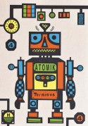 Wycinanki z kartonu Roboty