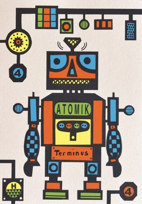 Wycinanki z kartonu Roboty Wycinanki z kartonu Roboty