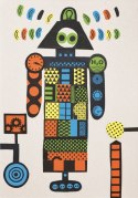 Wycinanki z kartonu Roboty