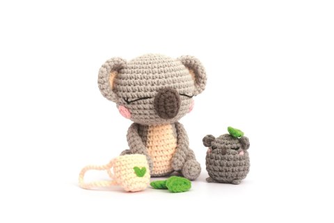Zestaw do Szydełkowania Amigurumi Koala Zestaw do Szydełkowania Amigurumi Koala