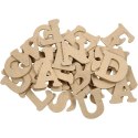 Zestaw liter z MDF H: 4cm 78szt.