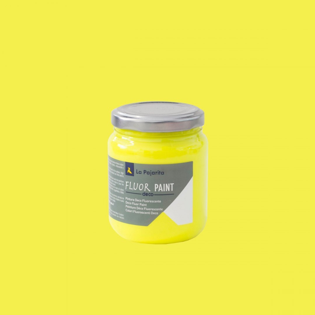 Farba Fluorescencyjna 175 ml Żółta świeci w UV Farba Fluorescencyjna 175 ml Żółta świeci w UV