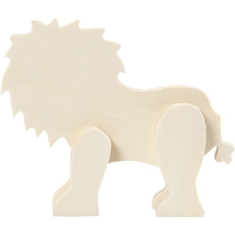 Lew ze sklejki H: 13 cm Lew ze sklejki H: 13 cm