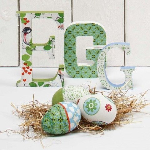 Litera E z MDF H: 13 cm Litera E z MDF H: 13 cm