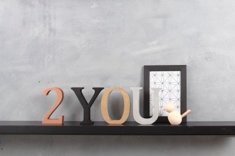 Litera U z MDF H: 13 cm Litera U z MDF H: 13 cm
