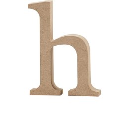 Litera h z MDF H: 13 cm
