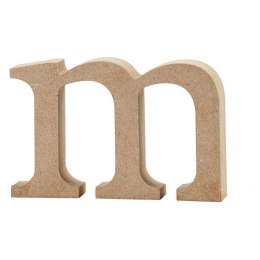 Litera m z MDF H: 8 cm