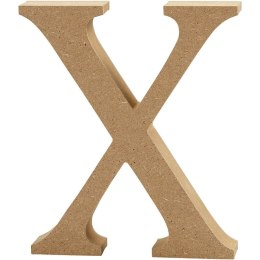Litera X z MDF H: 13 cm