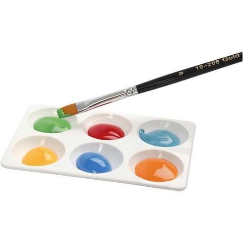 Paleta plastikowa Prostokątna 13x8,5 cm Paleta plastikowa Prostokątna 13x8,5 cm