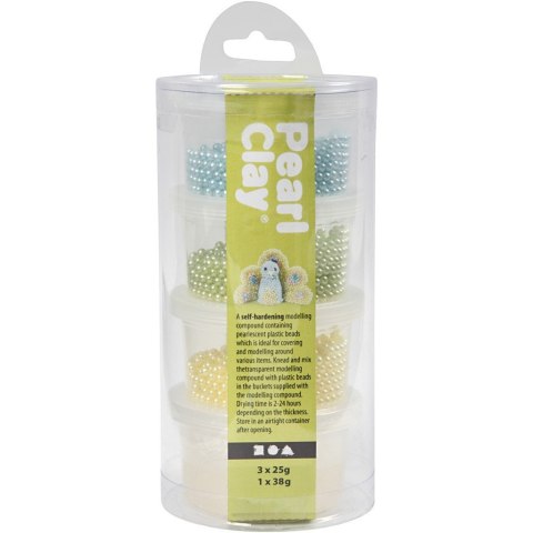 Pearl Clay Pastelowe Nieb. Ziel. Żółty Pearl Clay Pastelowe Nieb. Ziel. Żółty