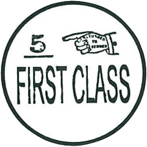 Stempel ozdobny FIRST CLASS Stempel ozdobny FIRST CLASS