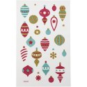 Naklejki Brokatowe Ornamenty Świąteczne Naklejki Brokatowe Ornamenty Świąteczne