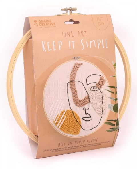 Zestaw do haftowania Punch Needle Line Art