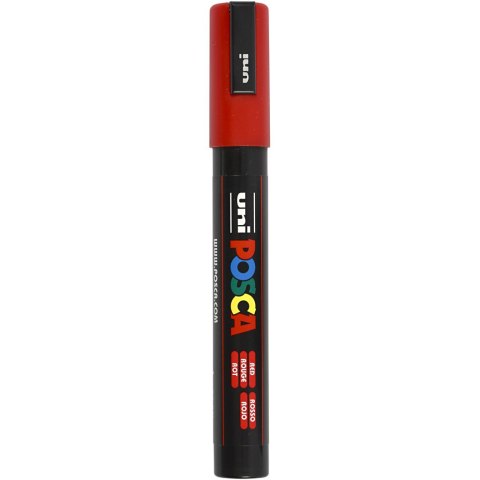 Marker POSCA 1,8-2,5 mm Czerwony Marker POSCA 1,8-2,5 mm Czerwony