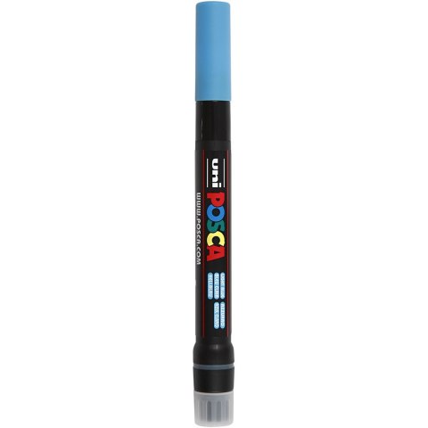 Marker POSCA z pędzelkiem Jasnoniebieski Marker POSCA z pędzelkiem Jasnoniebieski