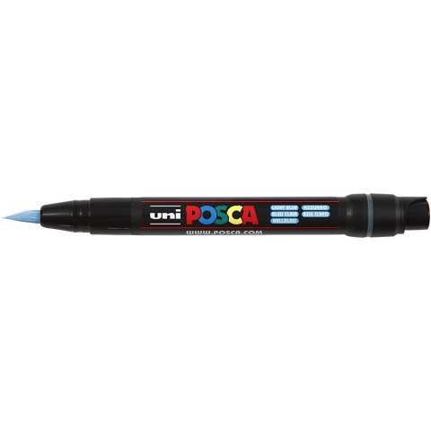 Marker POSCA z pędzelkiem Jasnoniebieski Marker POSCA z pędzelkiem Jasnoniebieski