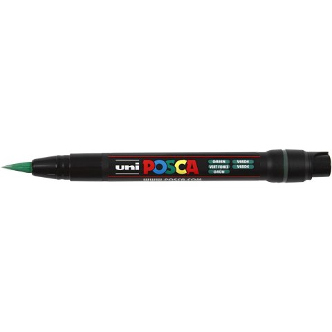 Marker POSCA z pędzelkiem Zielony Marker POSCA z pędzelkiem Zielony