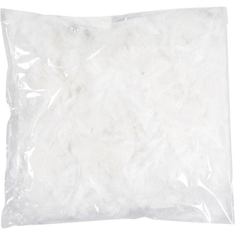 Piórka indycze Białe 7-8 cm, 50 g Piórka indycze Białe 7-8 cm, 50 g