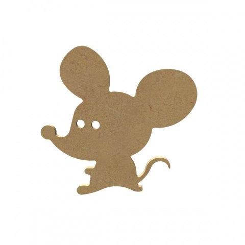 Dekoracja z MDF Myszka 15x14 cm Dekoracja z MDF Myszka 15x14 cm