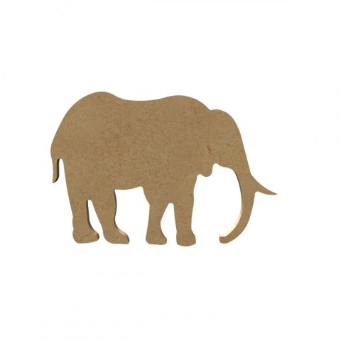 Dekoracja z MDF Słoń 15 cm Dekoracja z MDF Słoń 15 cm