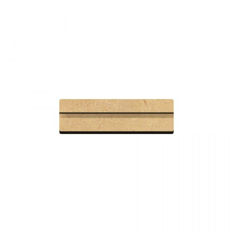 Stojak do dekoracji z MDF 12x3,5 cm Stojak do dekoracji z MDF 12x3,5 cm