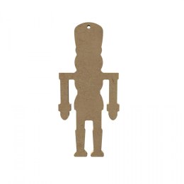 Zawieszka z MDF Dziadek do Orzechów 15cm
