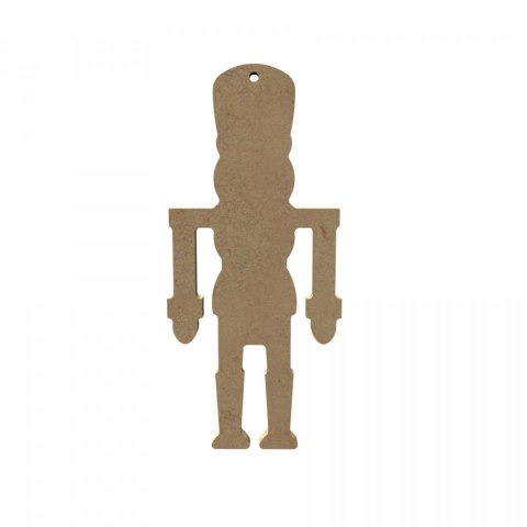 Zawieszka z MDF Dziadek do Orzechów 15cm Zawieszka z MDF Dziadek do Orzechów 15cm
