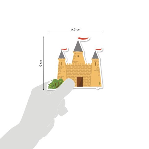 Naklejki Papierowe 6 ark. Rycerze Naklejki Papierowe 6 ark. Rycerze