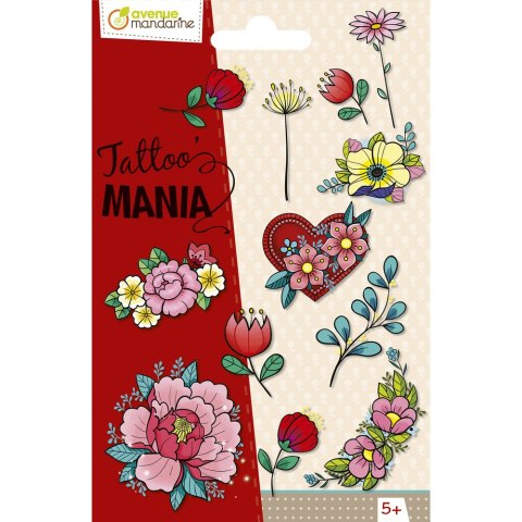 Tatuaże zmywalne Kwiaty Tatuaże zmywalne Kwiaty